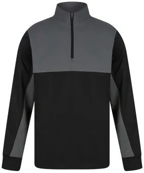 -Tracksuit top | Black/Gunmetal Grey