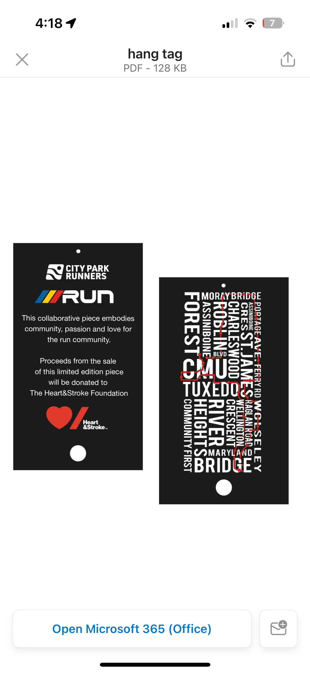 /// WFPS RUN x CPR Limited Edition