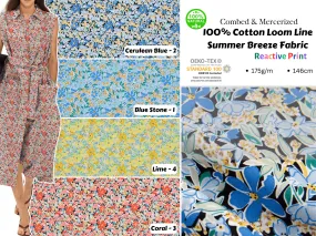 100% Cotton Loom Line Summer Breeze Fabric - 150