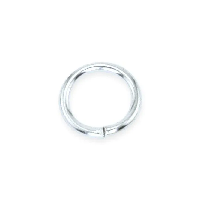 10mm Silver Plated Jump Rings (144 Pieces)