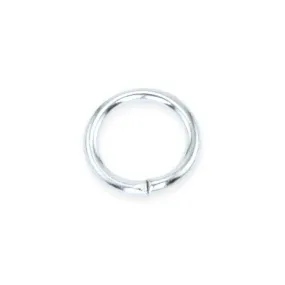 10mm Silver Plated Jump Rings (144 Pieces)
