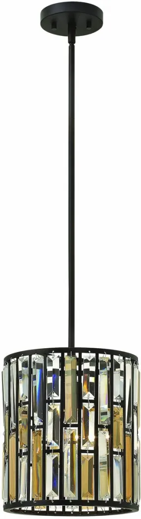 10"W Gemma 1-Light Mini Pendant Vintage Bronze