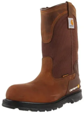 11" Mens Leather Steel Toe Wellington Boots