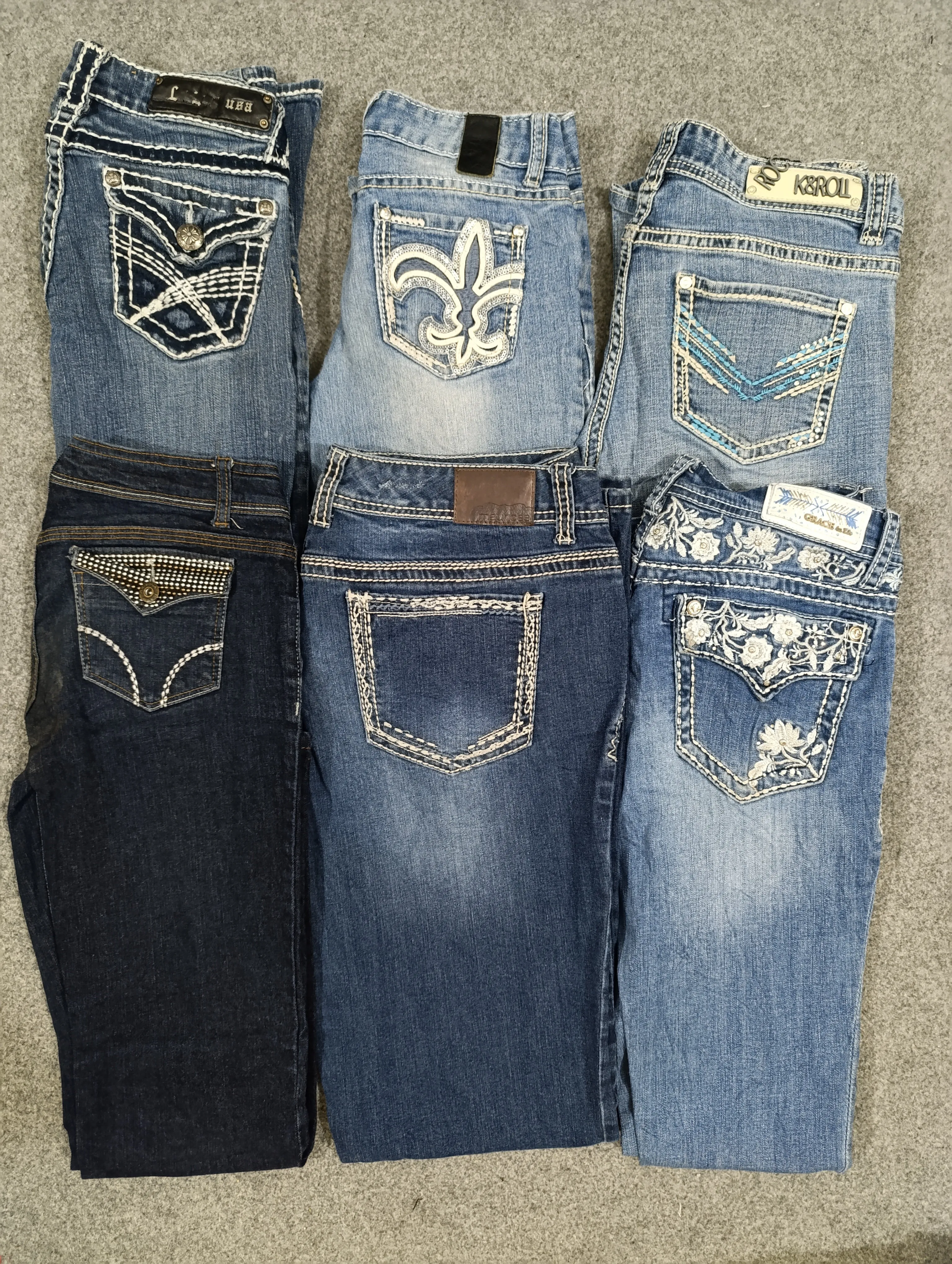 #127 Ladies Y2K Flared Jeans - 10