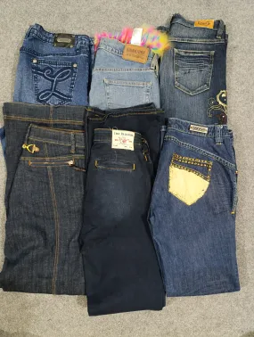 #128 Ladies Y2K Flared Jeans -17