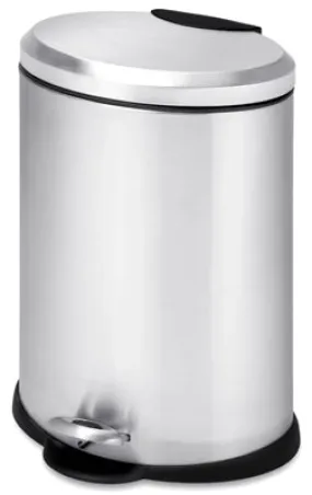 12L SS Oval Step Can