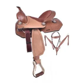 12" DOUBLE T PONY SADDLE SET
