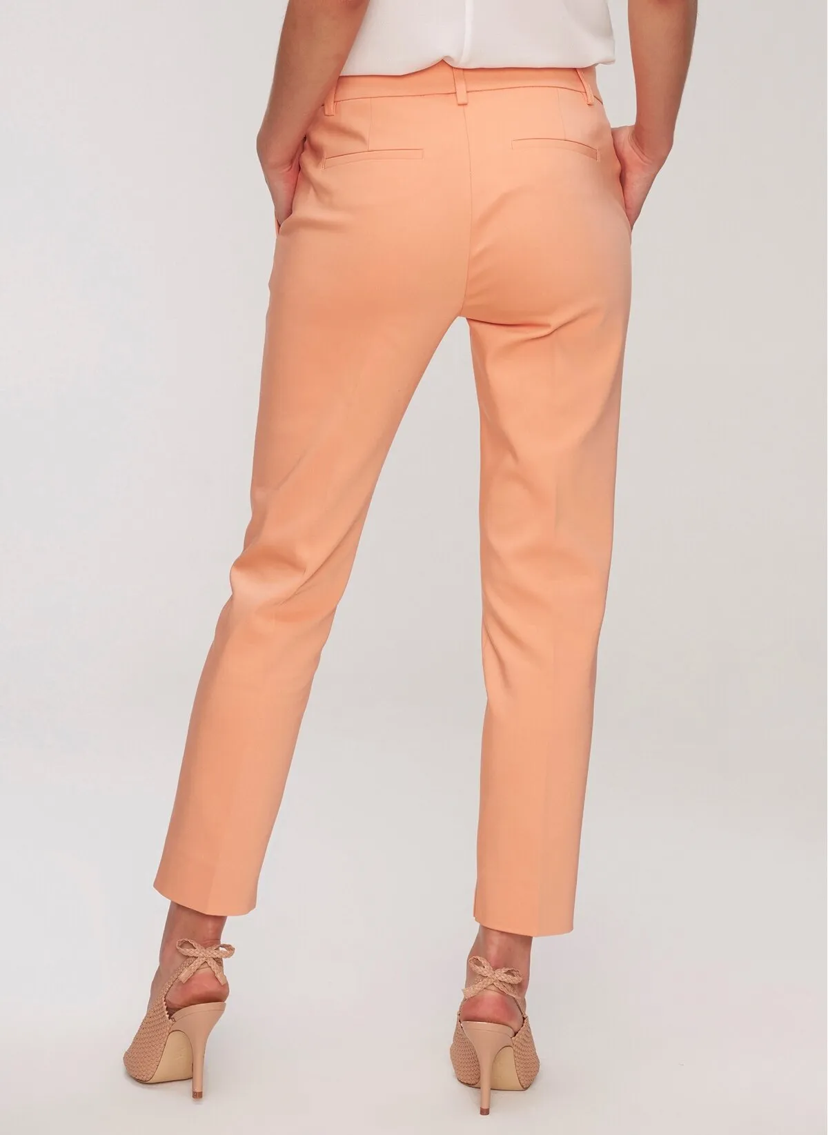 13782 Salmon Cigarette Pants