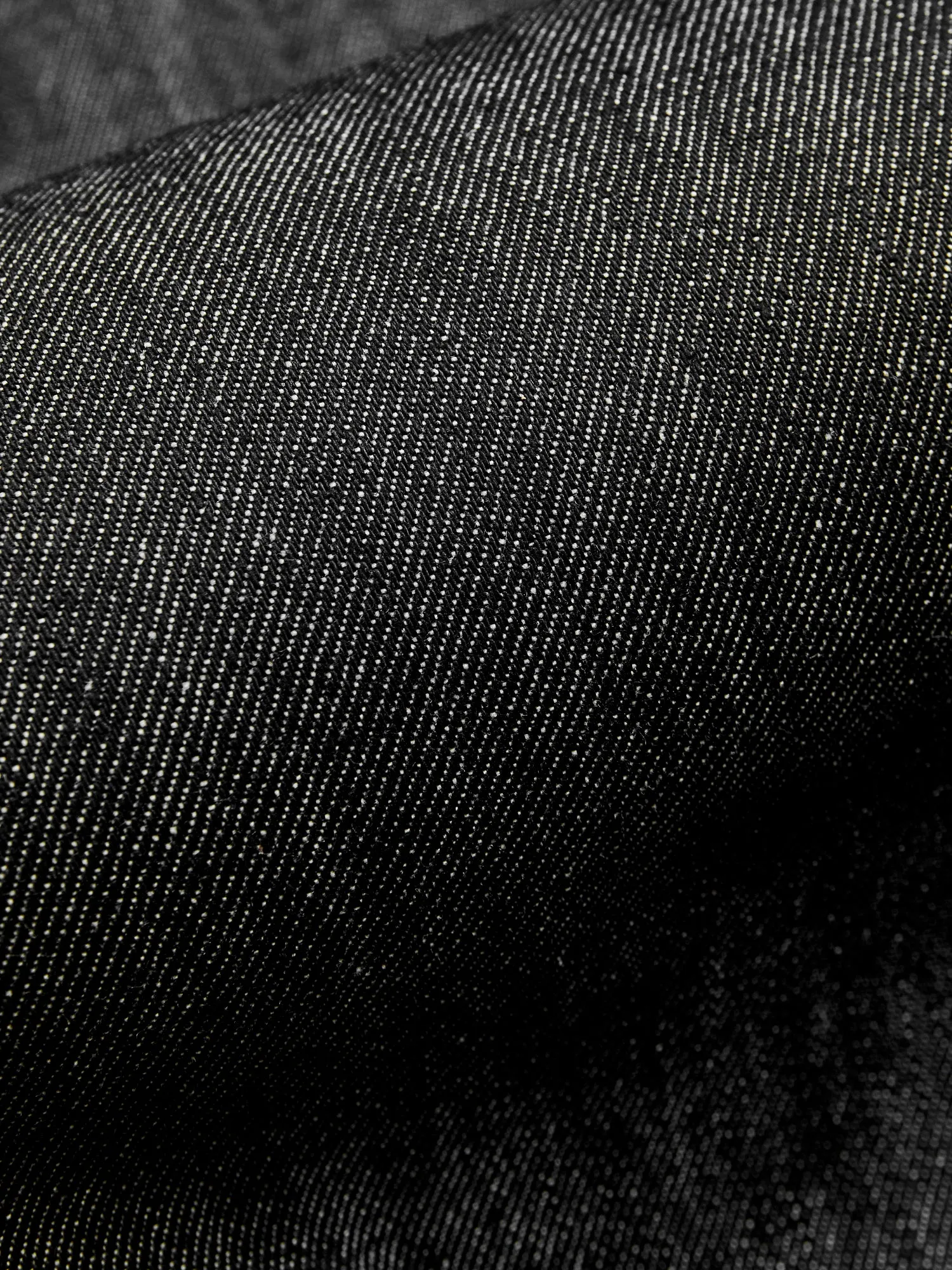 13oz Slub Denim Gardeners Jacket in Black