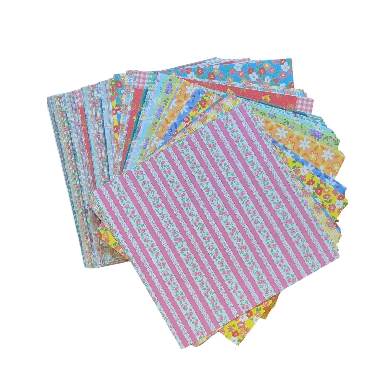 150 Sheets Floral Japanese Origami Paper Box Kit