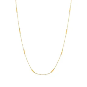 16" Marigold Bar Chain Necklace