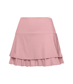 196042-699 | TIER PLEAT SKIRT-14" | SEASHELL