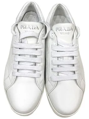 1E535L leather sneakers lettering white for display 230 35 5