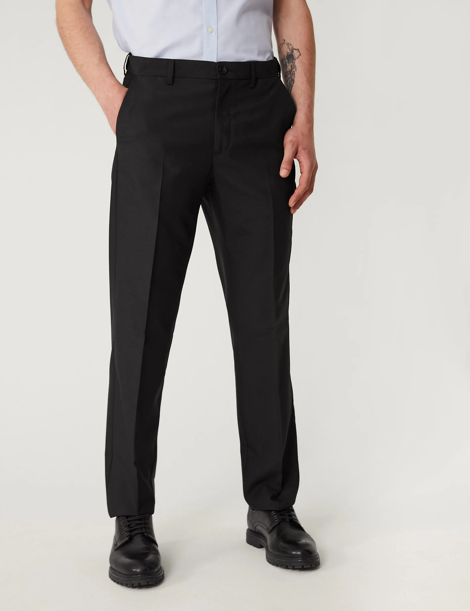 2 pcs. Marks & Spencer regular fit anti-wrinkle trousers