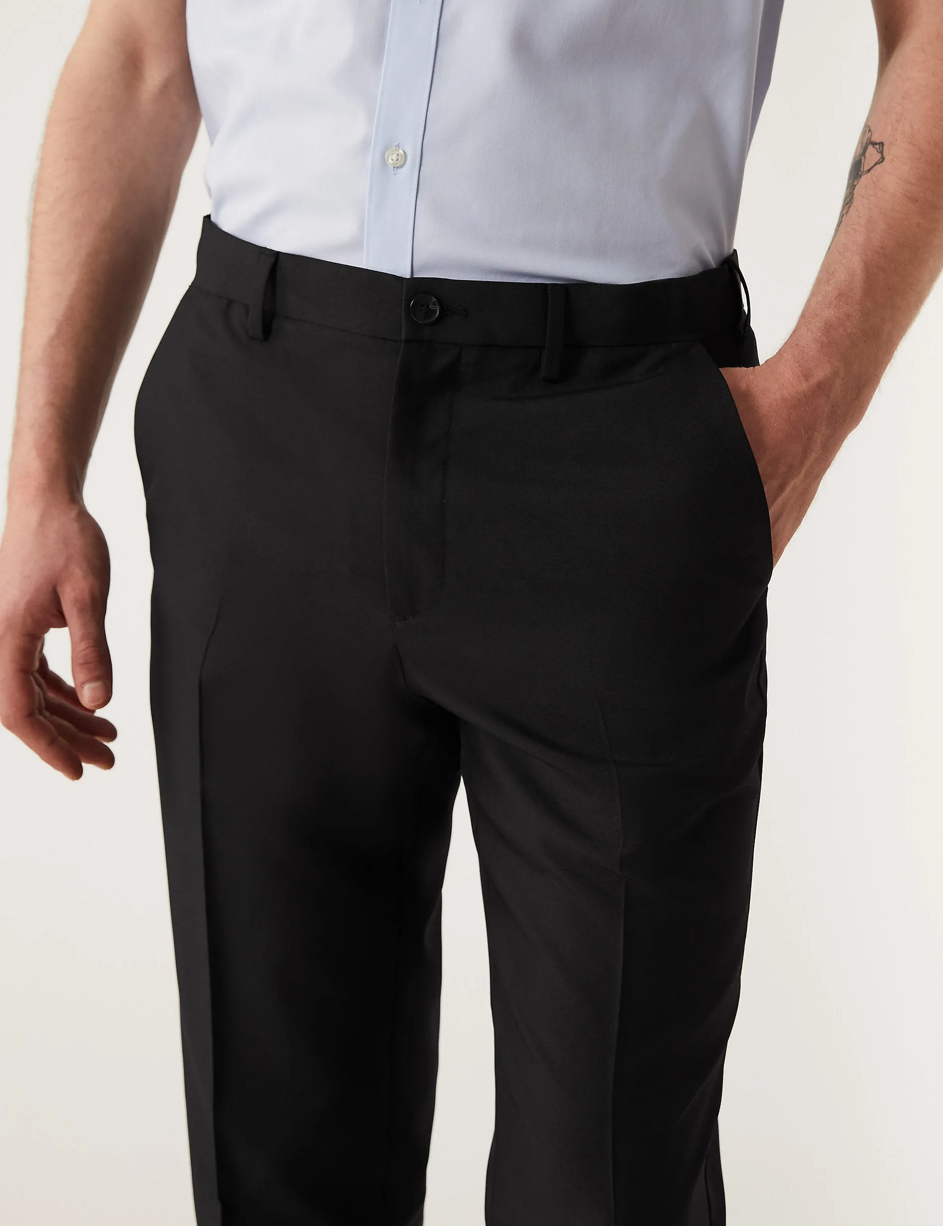 2 pcs. Marks & Spencer regular fit anti-wrinkle trousers