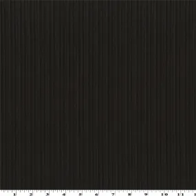 2 YD PC-Brown Wool Double Crepe Stripe Suiting Fabric