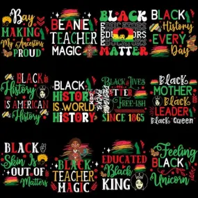 20 Juneteenth Black History Designs Bundle PNG