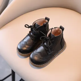 2024 Autumn Winter Children Boots Boys Girls Short Boots