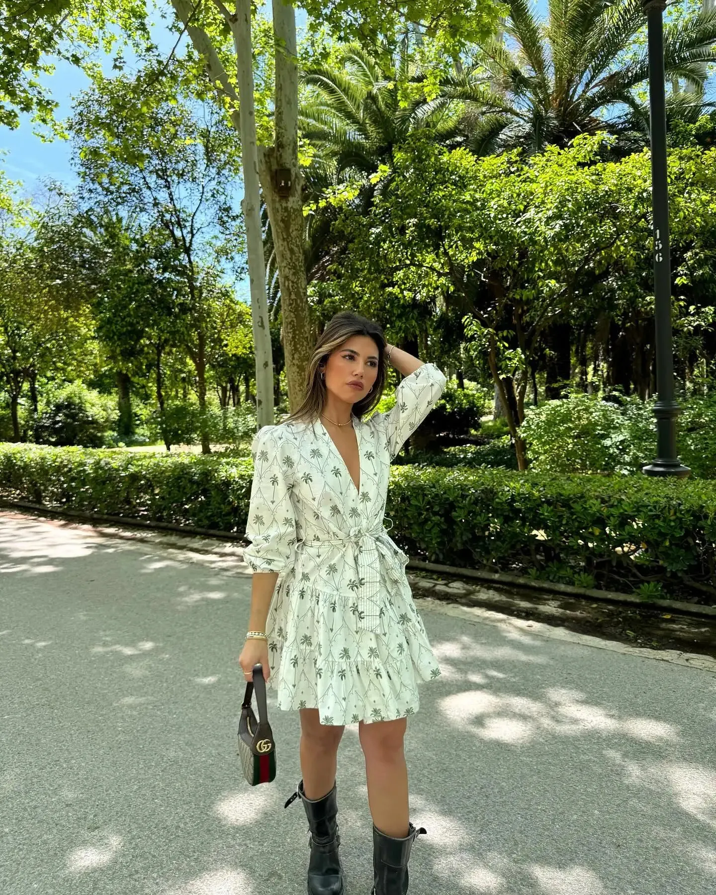2024 Summer New Women's Vacation Style Collection Print Mini Dress