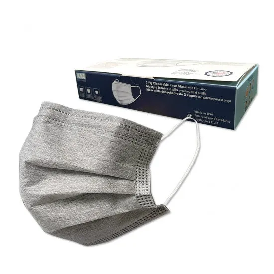 3 Layered Face Mask - 20 Masks - MADE IN THE USA