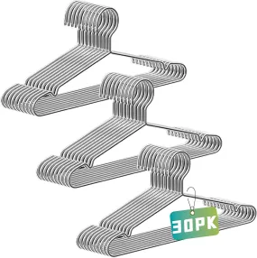 30 Pack Clothes Hangers Heavy Duty Wire HangersHangers Coat Hangers for Close...