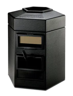 35 Gallon Hex Container With Windshield Service Center