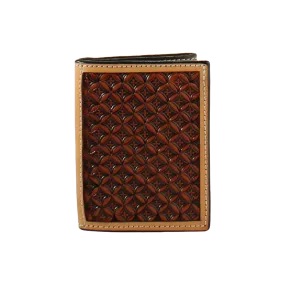 3D Belt Company Mens Cross Trifold Wallet D250006408