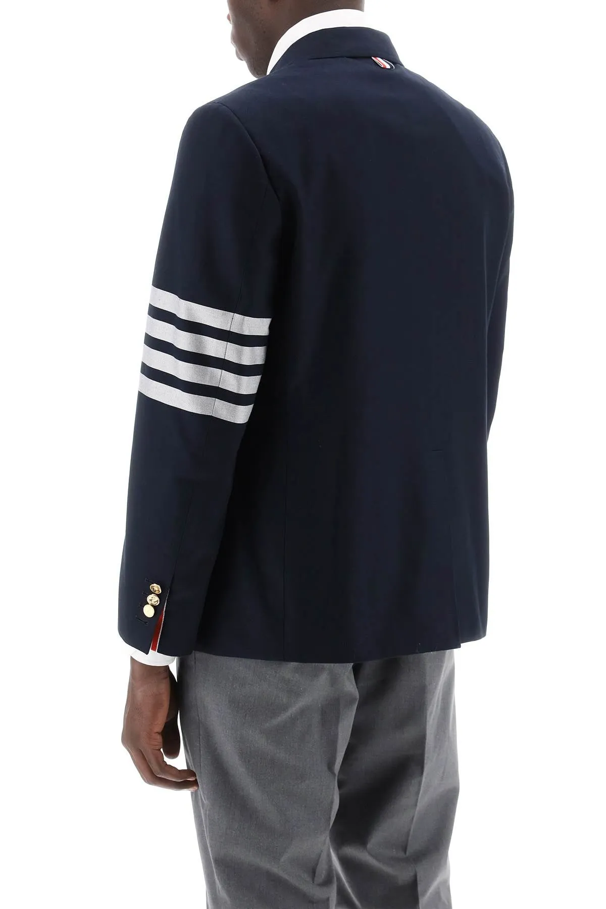 4-bar double-breasted jacket