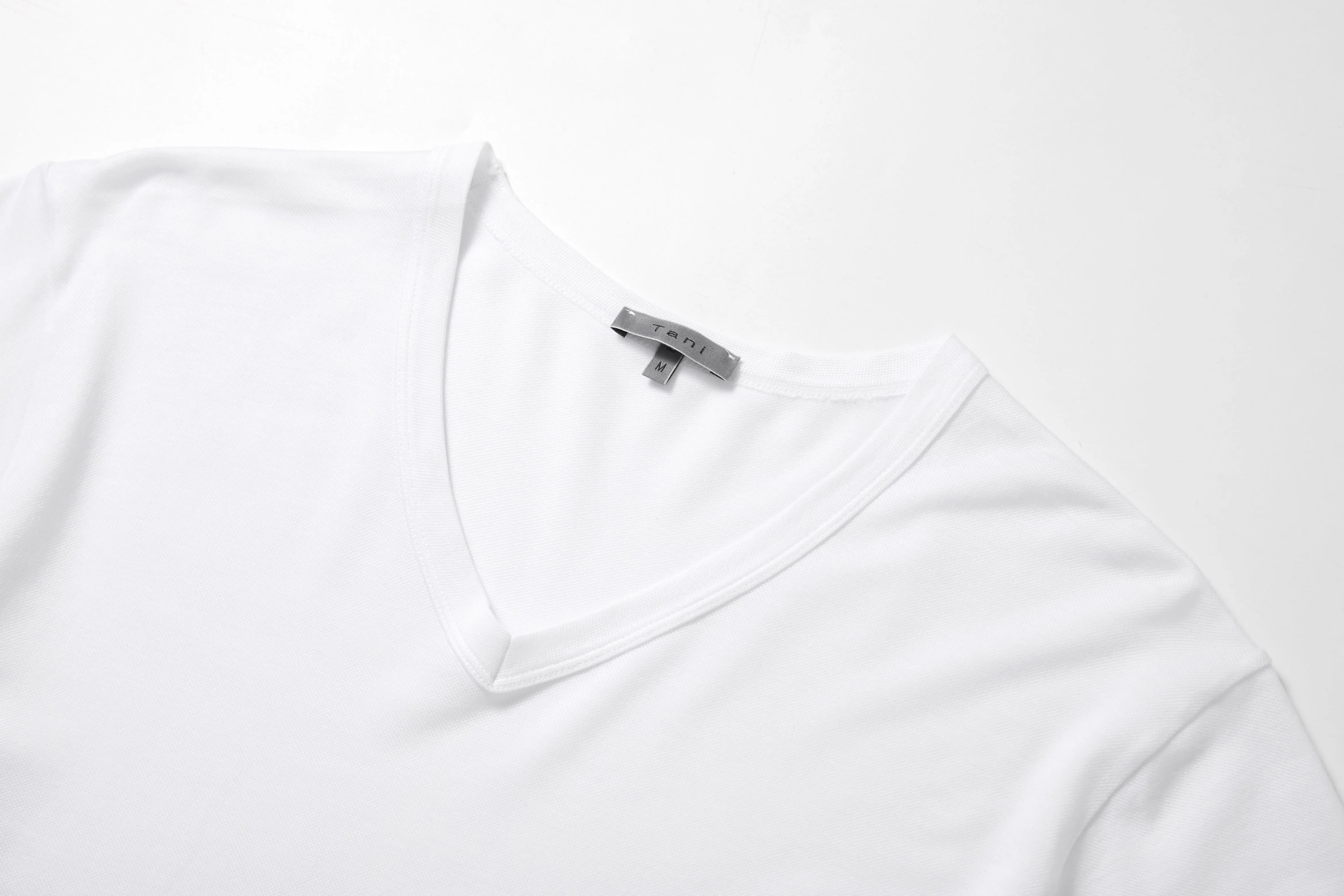 4 Pack Active TENCEL™ Lyocell Pique Knit V-Neck Tee