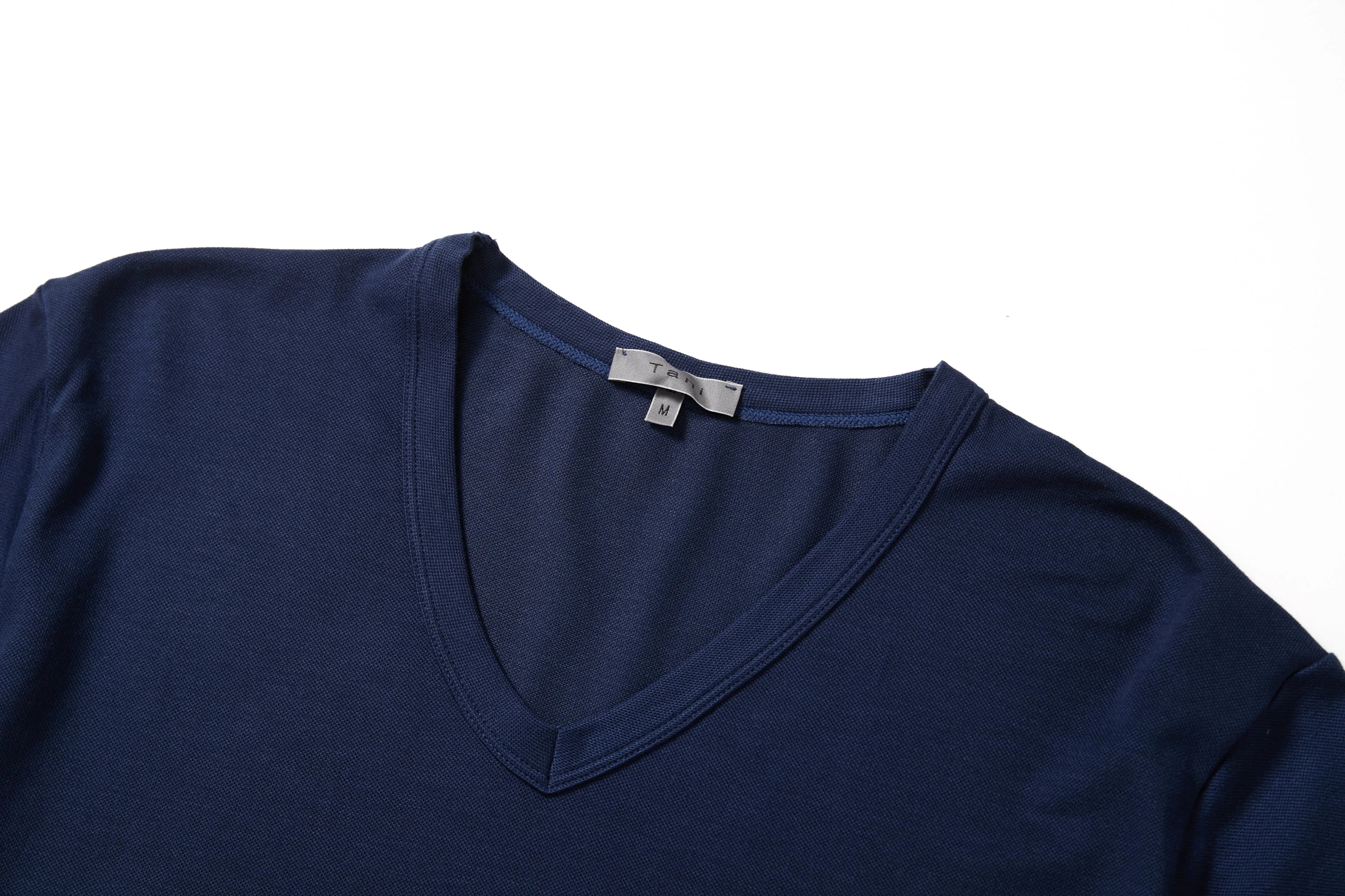 4 Pack Active TENCEL™ Lyocell Pique Knit V-Neck Tee