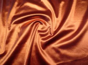 5% Stretch Satin Fabric Spandex Fabric BTY (Copper)