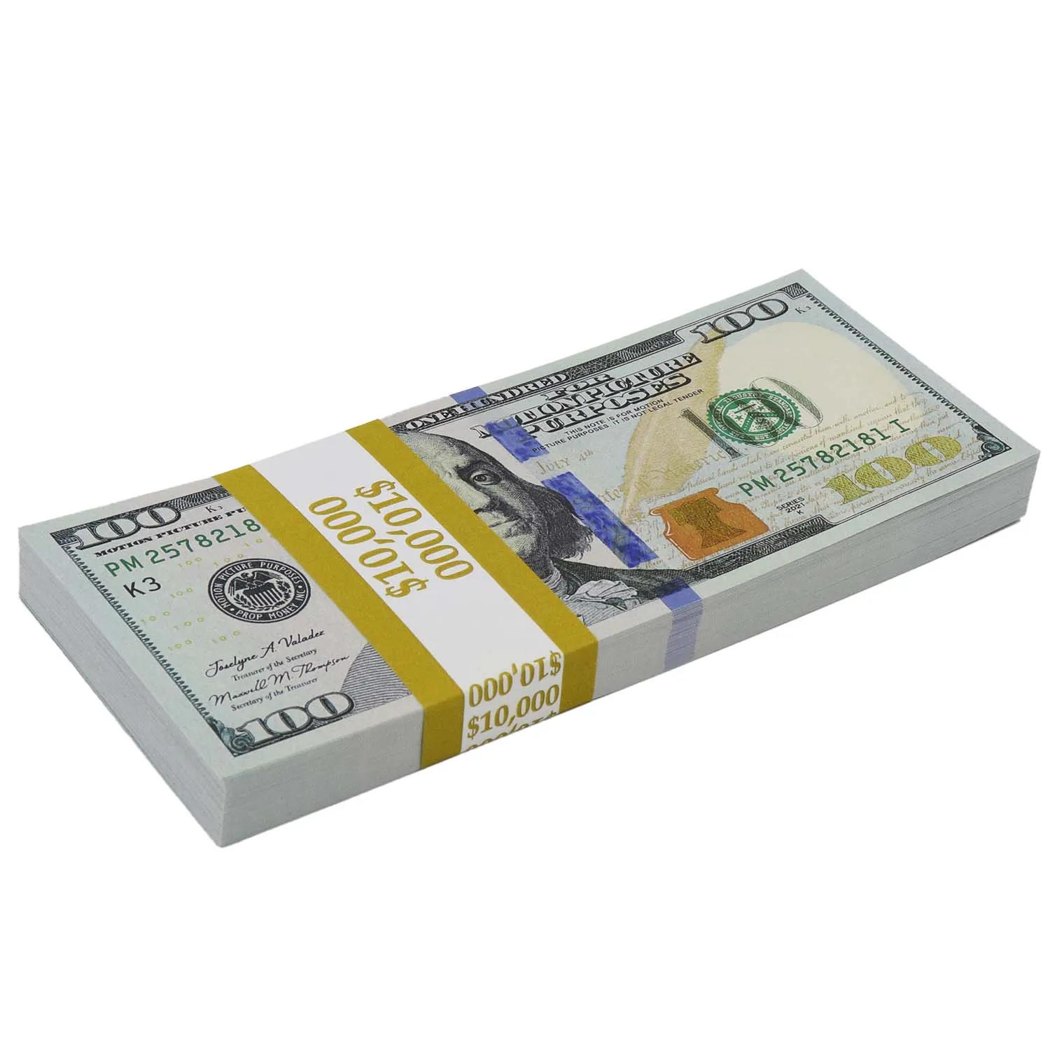 $500,000 BLANK FILLER New Series Stacks & Briefcase