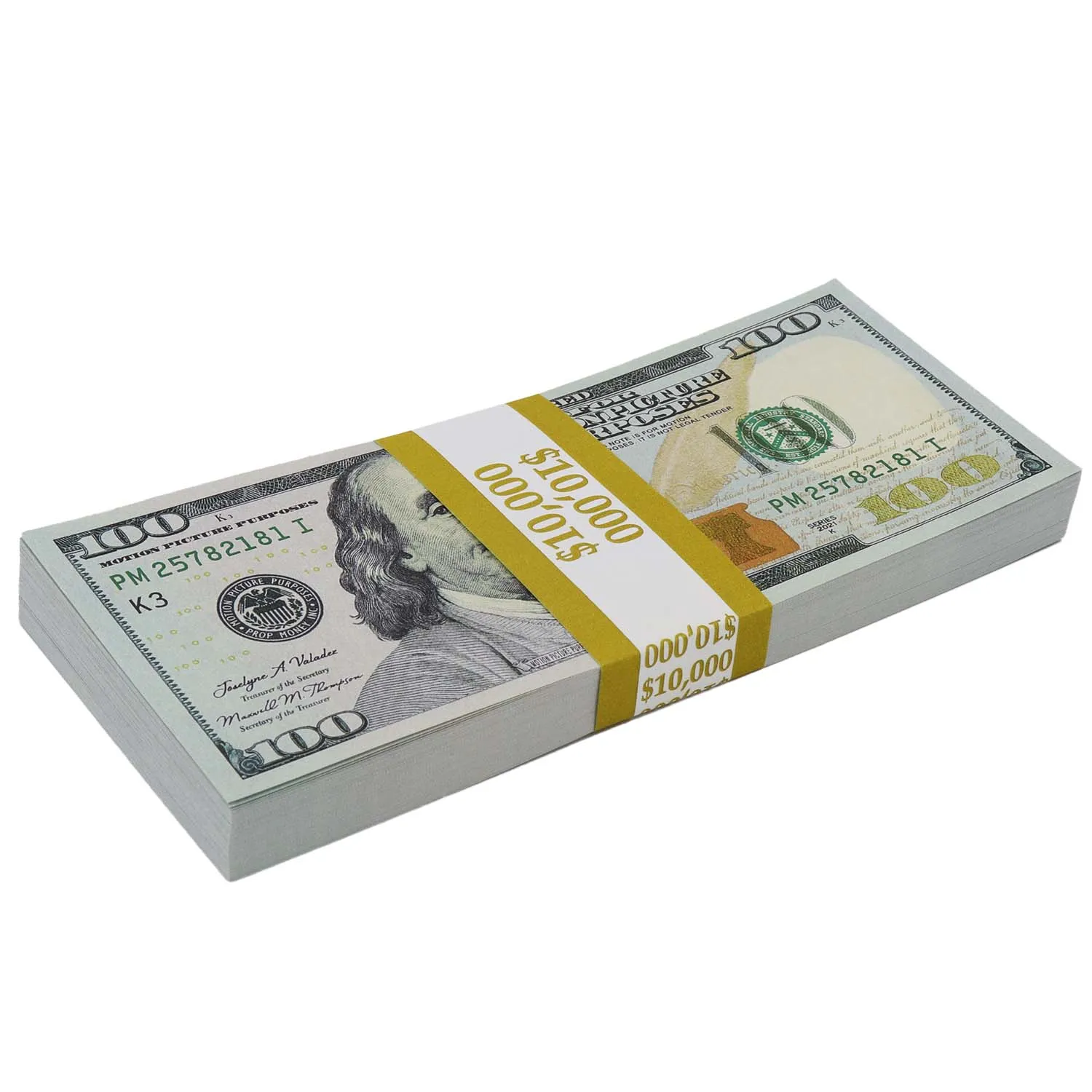 $500,000 BLANK FILLER New Series Stacks & Briefcase