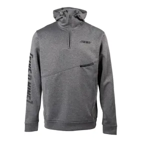 509 Sector Quarter-Zip Hoodie Snowmobile Sweater Charcoal Heather Grey