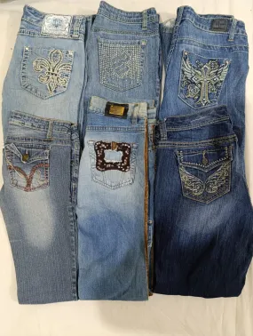 #56 Ladies Y2K Flared Jeans -15