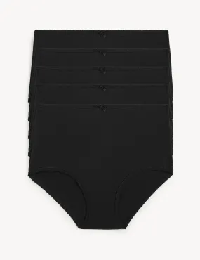 5pk Cotton Lycra Full Briefs