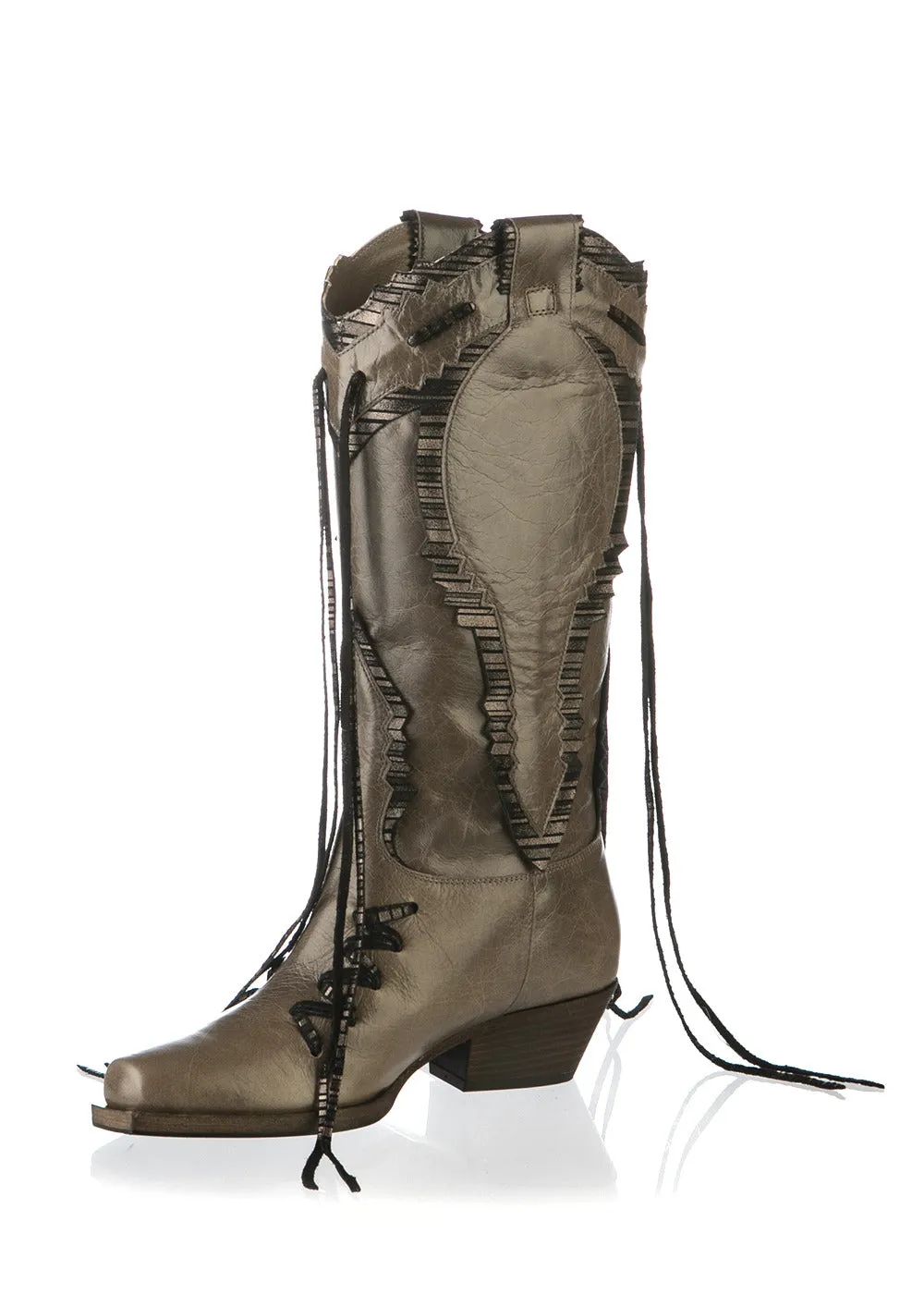 6832 Fiorangelo Cowboy Boots / Gray