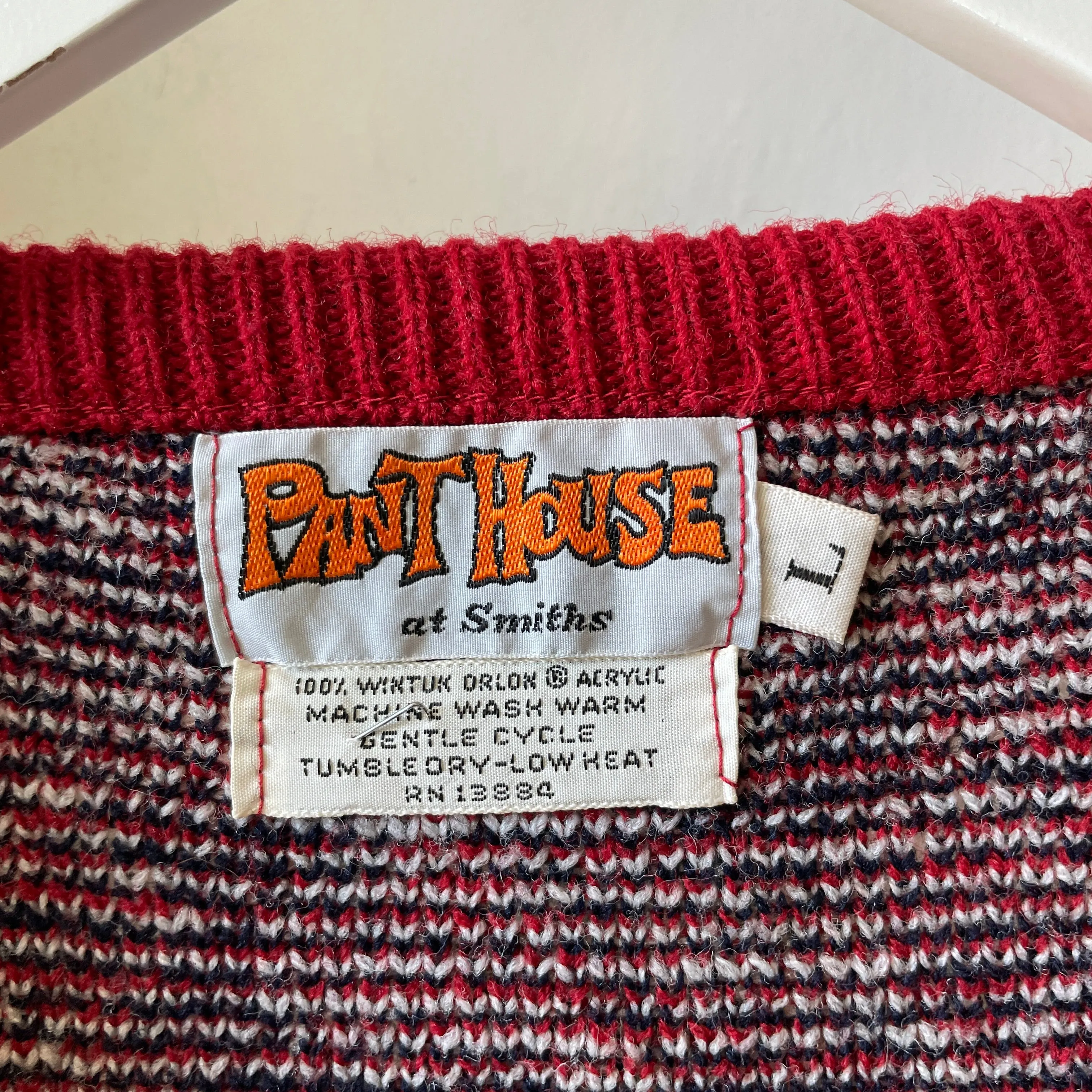 80’s Argyle Sweater Vest - Medium