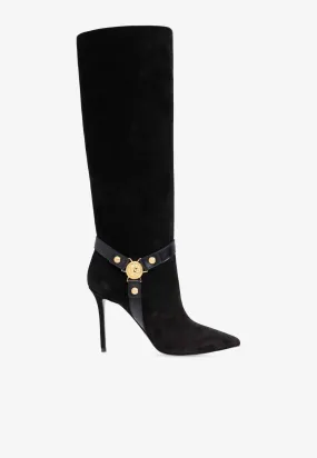 95 Slouchy Suede Knee-High Boots