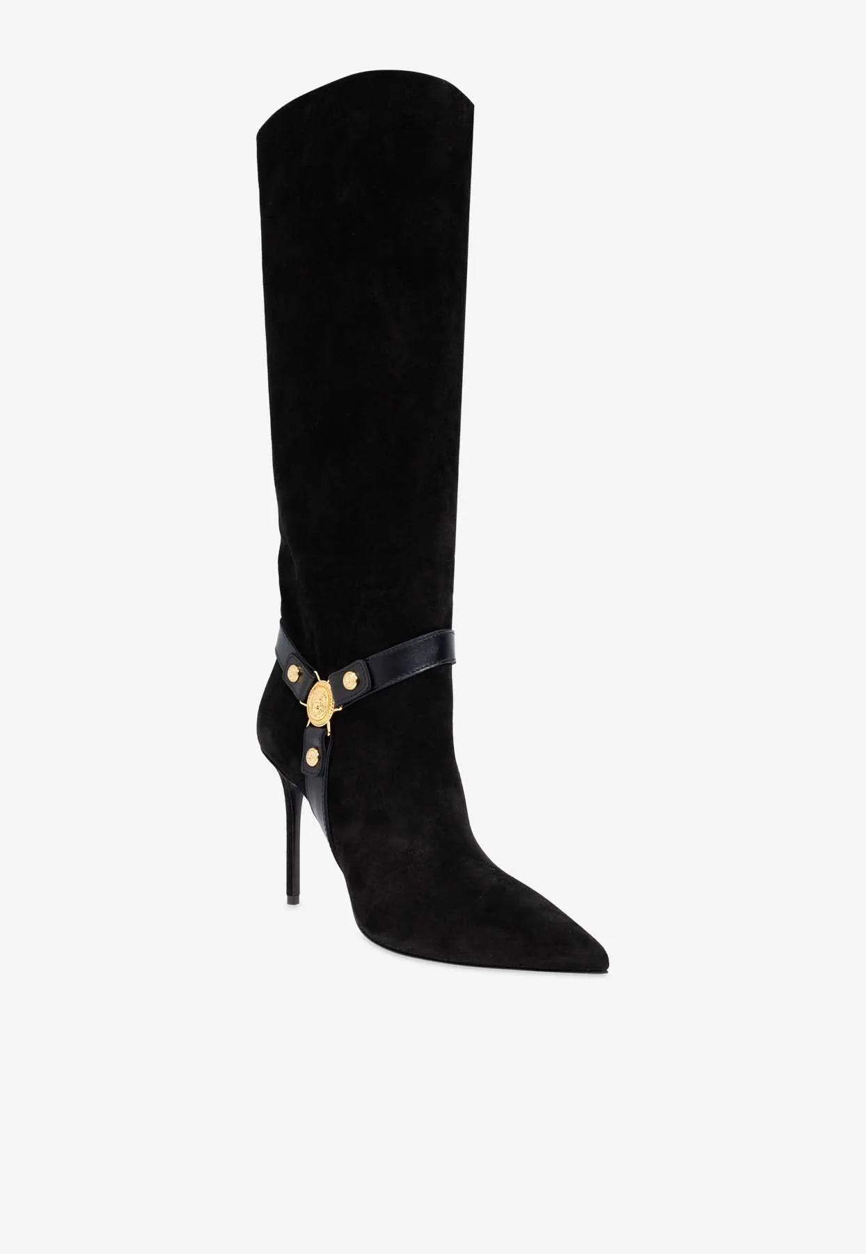 95 Slouchy Suede Knee-High Boots