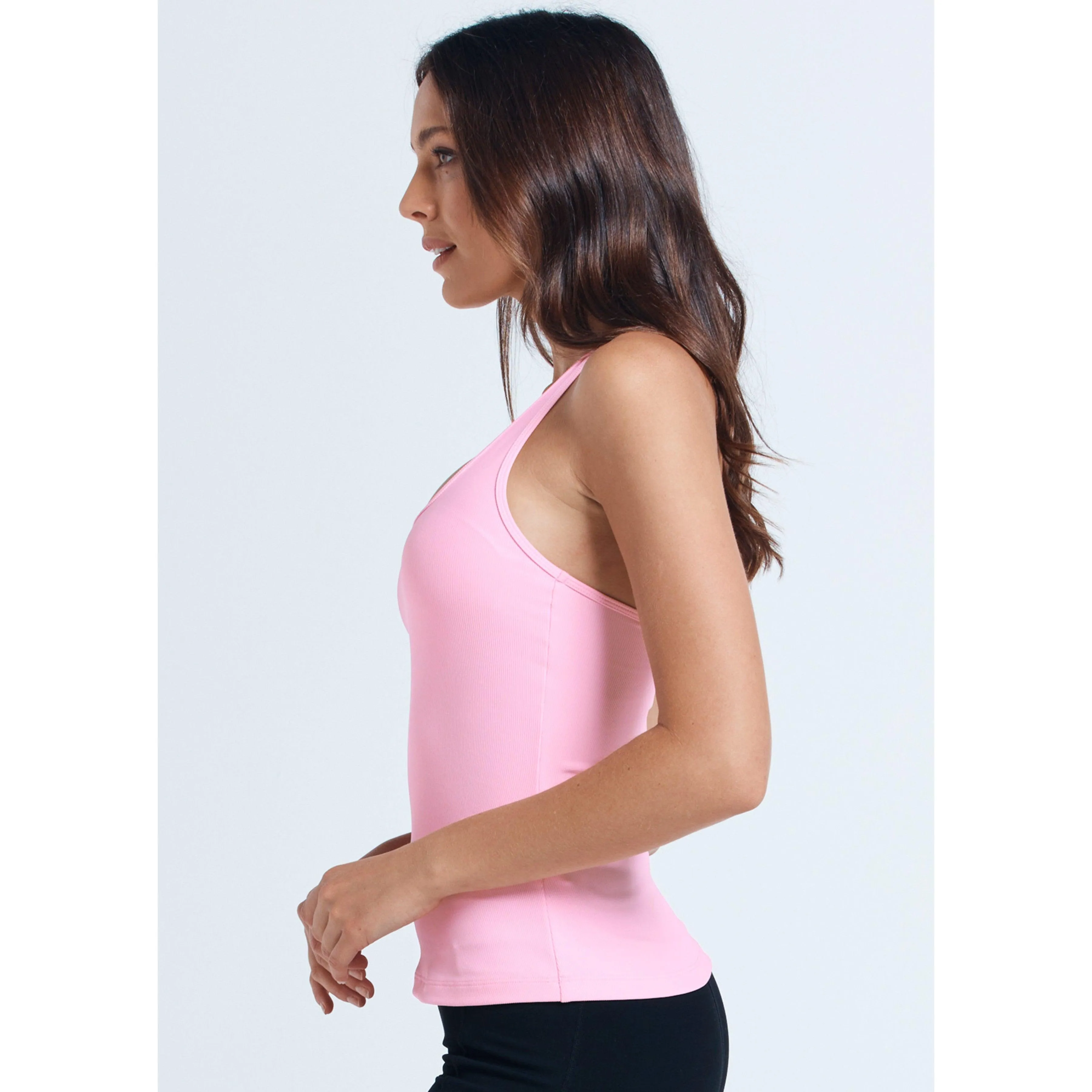 Abi and Joseph Annabelle Square Neck Racerback Tank
