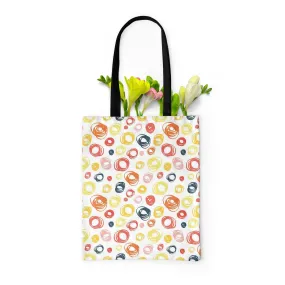 Abstract Doodle D2 Tote Bag Shoulder Purse | Multipurpose