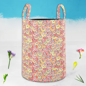 Abstract Doodles D1 Foldable Open Storage Bin | Organizer Box, Toy Basket, Shelf Box, Laundry Bag | Canvas Fabric