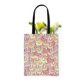 Abstract Doodles D1 Tote Bag Shoulder Purse | Multipurpose