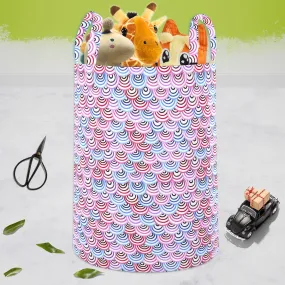 Abstract Doodles D2 Foldable Open Storage Bin | Organizer Box, Toy Basket, Shelf Box, Laundry Bag | Canvas Fabric
