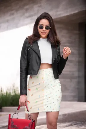 Abstract Pattren (12) Pencil Skirt