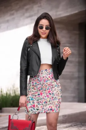 Abstract Pattren (30) Pencil Skirt