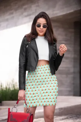 Abstract Pattren (9) Pencil Skirt