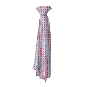 Abstract Triangles Printed Stole Dupatta Headwear | Girls & Women | Soft Poly Fabric