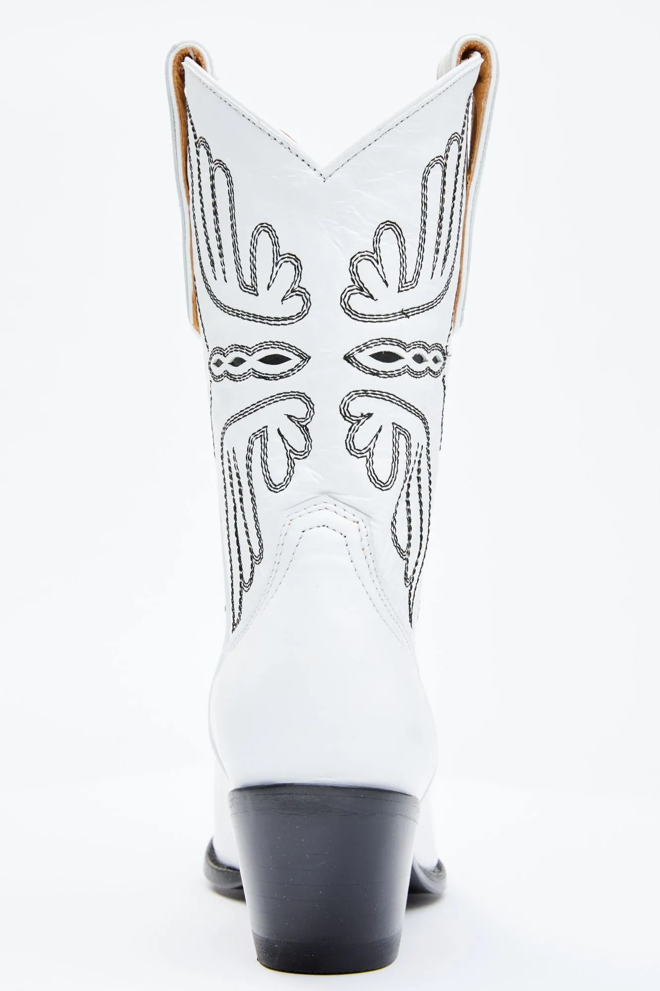 Aces White Western Boots - Round Toe
